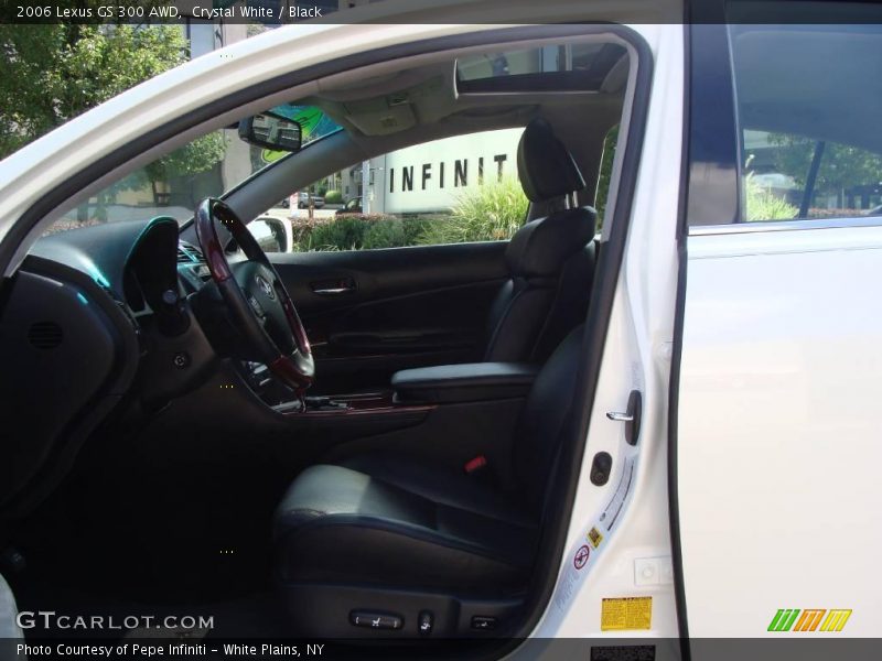 Crystal White / Black 2006 Lexus GS 300 AWD