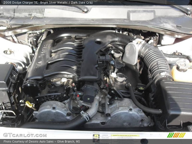 Bright Silver Metallic / Dark Slate Gray 2008 Dodge Charger SE