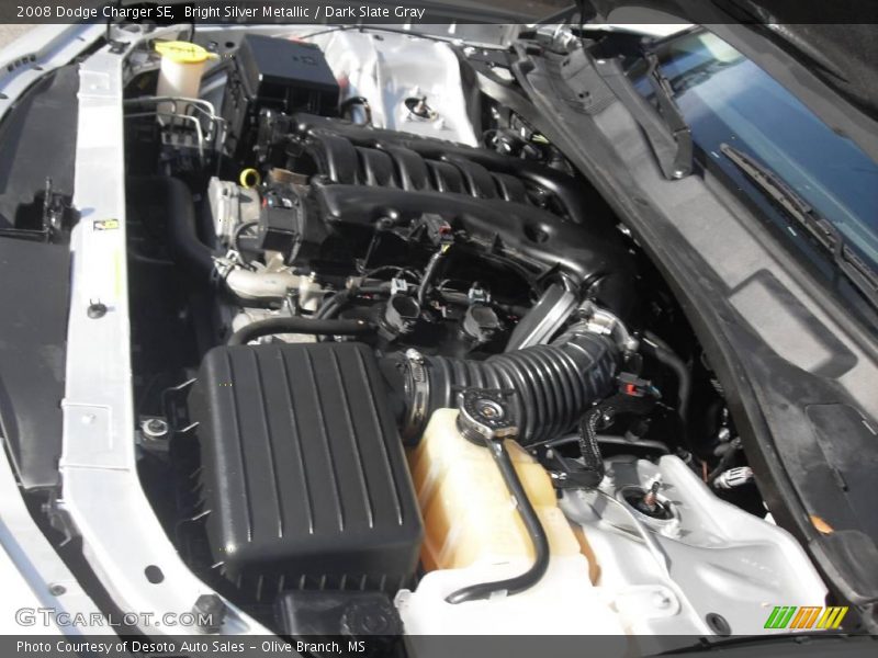 Bright Silver Metallic / Dark Slate Gray 2008 Dodge Charger SE