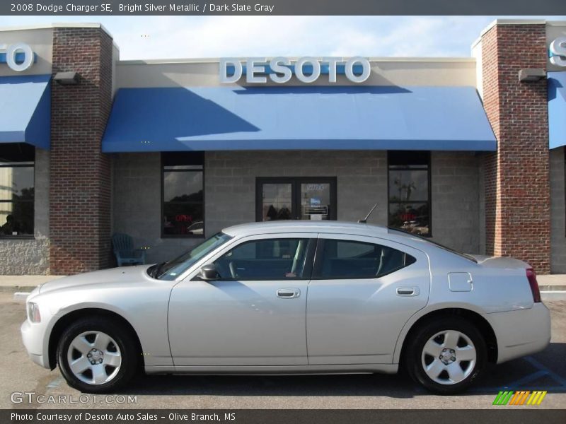 Bright Silver Metallic / Dark Slate Gray 2008 Dodge Charger SE