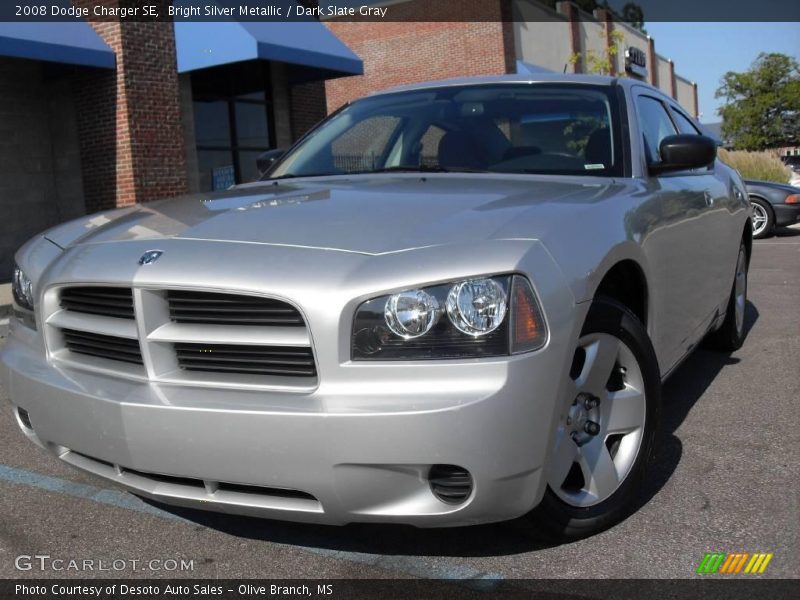 Bright Silver Metallic / Dark Slate Gray 2008 Dodge Charger SE