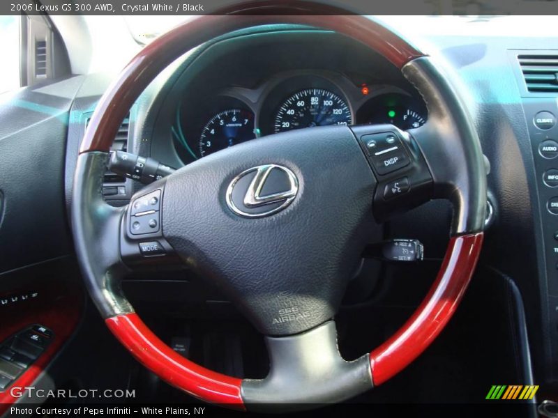 Crystal White / Black 2006 Lexus GS 300 AWD
