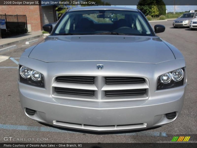 Bright Silver Metallic / Dark Slate Gray 2008 Dodge Charger SE