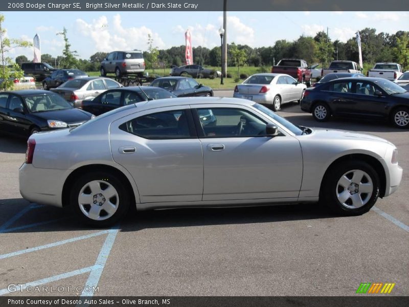 Bright Silver Metallic / Dark Slate Gray 2008 Dodge Charger SE