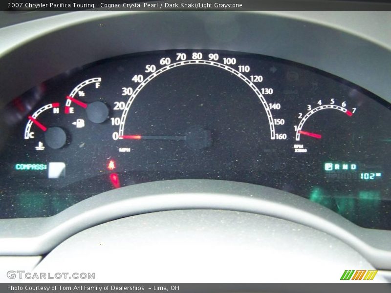Cognac Crystal Pearl / Dark Khaki/Light Graystone 2007 Chrysler Pacifica Touring
