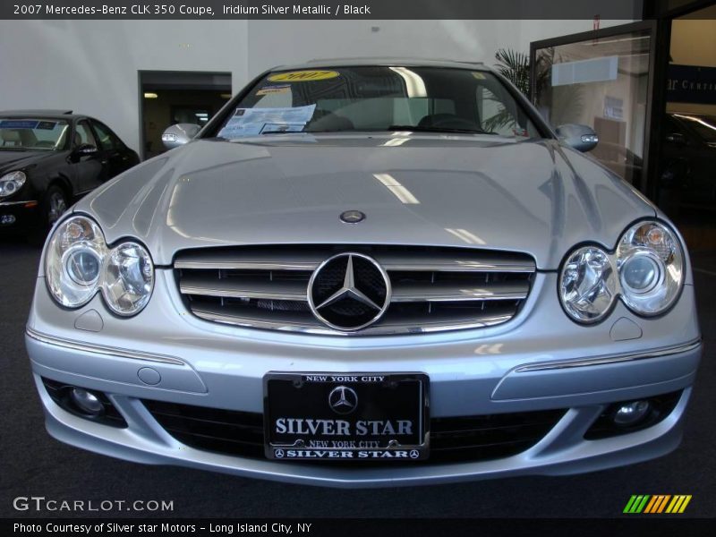 Iridium Silver Metallic / Black 2007 Mercedes-Benz CLK 350 Coupe