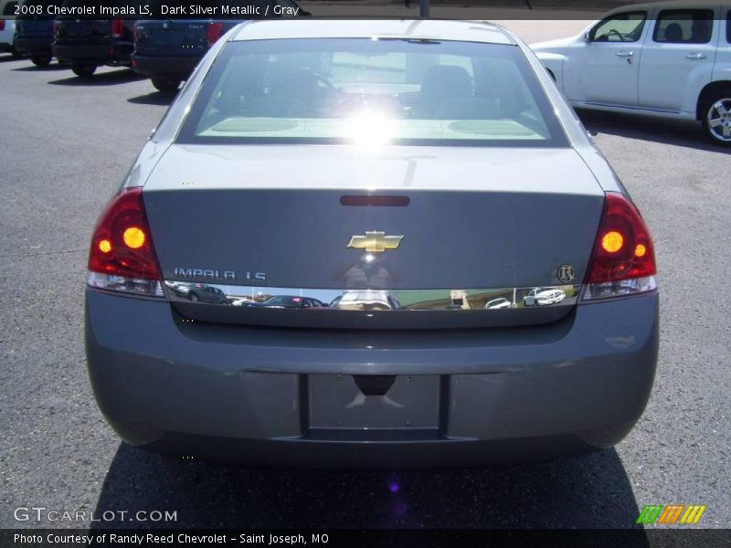 Dark Silver Metallic / Gray 2008 Chevrolet Impala LS