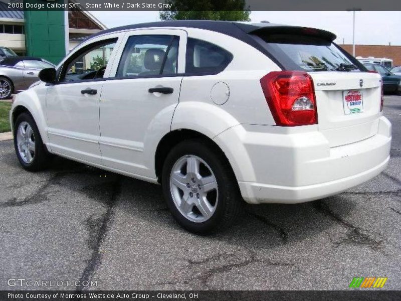 Stone White / Dark Slate Gray 2008 Dodge Caliber SXT