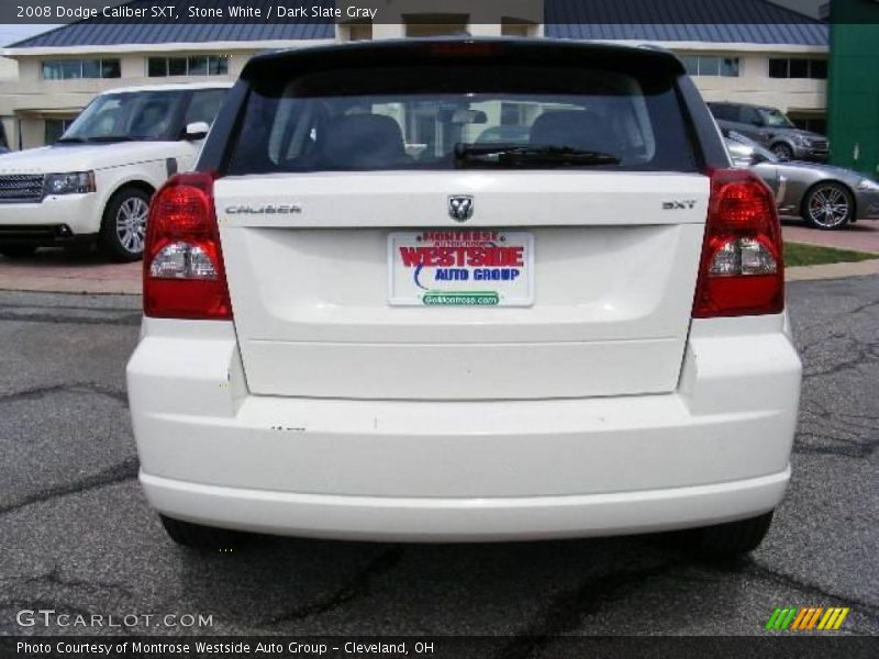 Stone White / Dark Slate Gray 2008 Dodge Caliber SXT