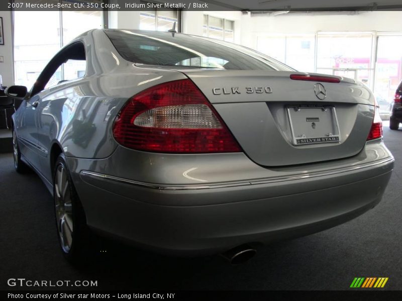 Iridium Silver Metallic / Black 2007 Mercedes-Benz CLK 350 Coupe