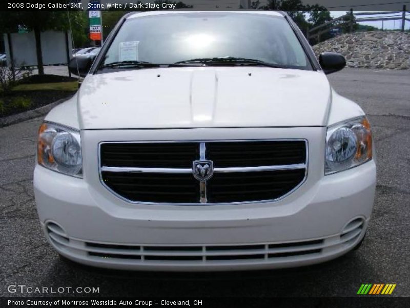 Stone White / Dark Slate Gray 2008 Dodge Caliber SXT