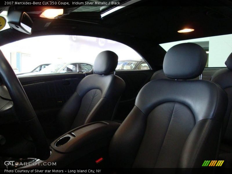 Iridium Silver Metallic / Black 2007 Mercedes-Benz CLK 350 Coupe