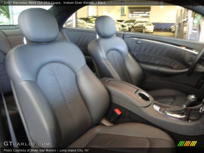 Iridium Silver Metallic / Black 2007 Mercedes-Benz CLK 350 Coupe