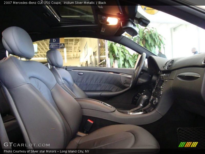 Iridium Silver Metallic / Black 2007 Mercedes-Benz CLK 350 Coupe