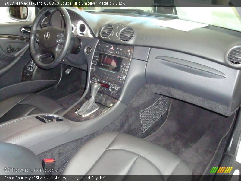 Iridium Silver Metallic / Black 2007 Mercedes-Benz CLK 350 Coupe