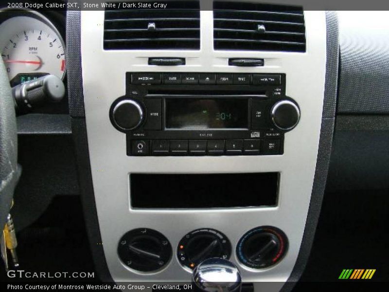 Stone White / Dark Slate Gray 2008 Dodge Caliber SXT