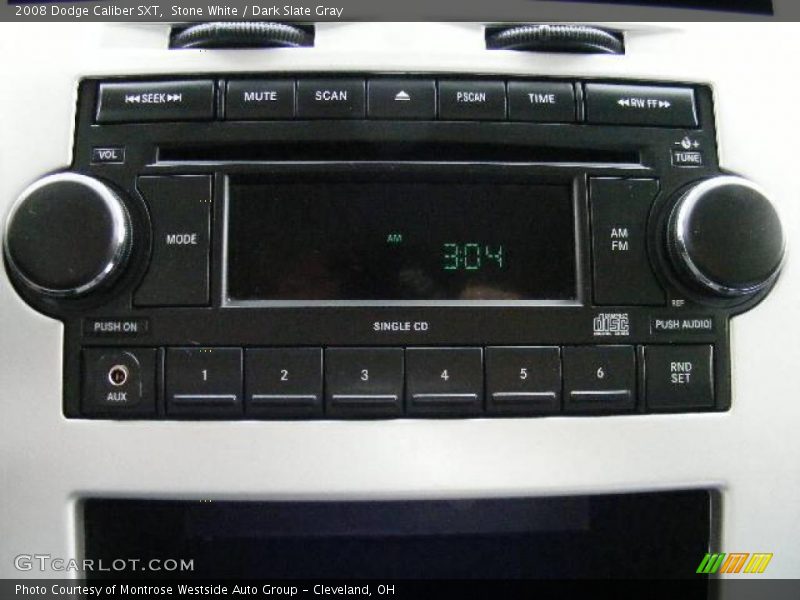 Stone White / Dark Slate Gray 2008 Dodge Caliber SXT