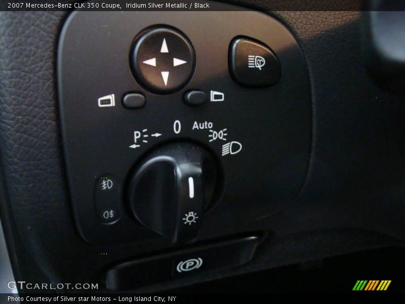 Iridium Silver Metallic / Black 2007 Mercedes-Benz CLK 350 Coupe
