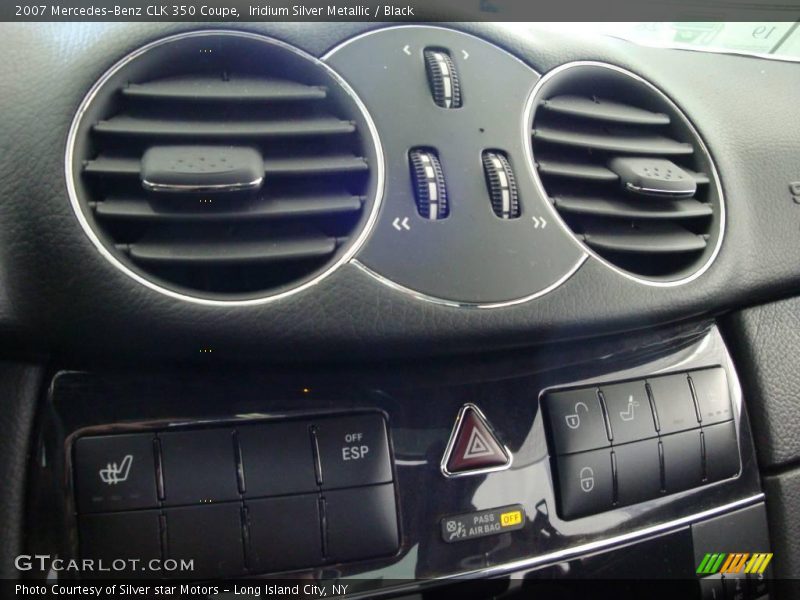 Iridium Silver Metallic / Black 2007 Mercedes-Benz CLK 350 Coupe