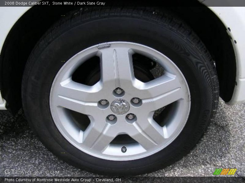Stone White / Dark Slate Gray 2008 Dodge Caliber SXT