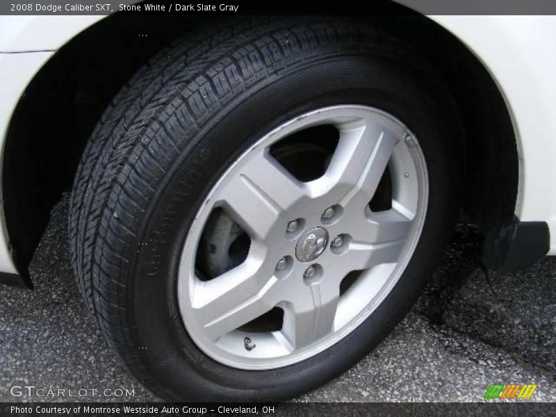 Stone White / Dark Slate Gray 2008 Dodge Caliber SXT