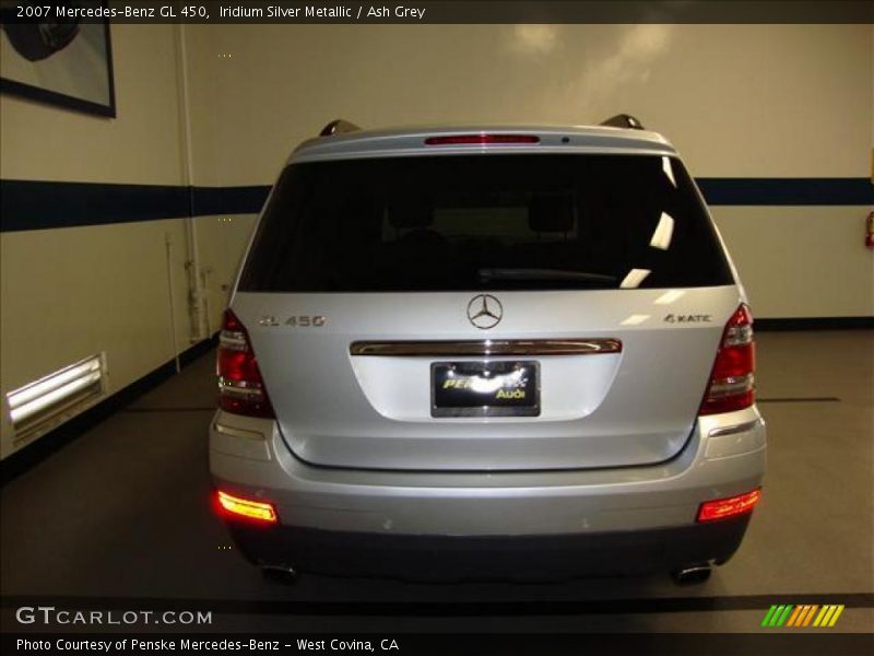 Iridium Silver Metallic / Ash Grey 2007 Mercedes-Benz GL 450