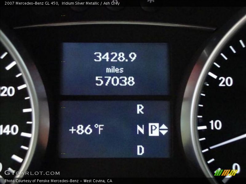 Iridium Silver Metallic / Ash Grey 2007 Mercedes-Benz GL 450
