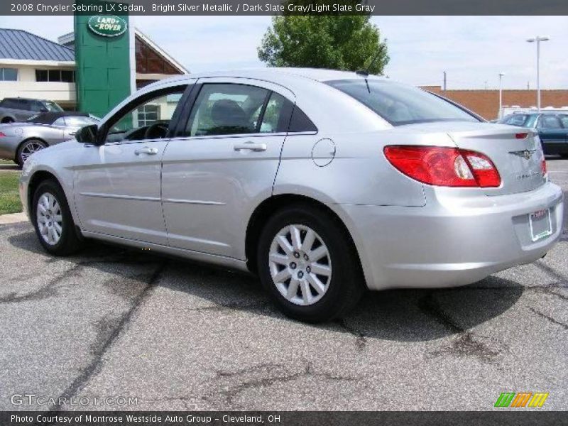 Bright Silver Metallic / Dark Slate Gray/Light Slate Gray 2008 Chrysler Sebring LX Sedan