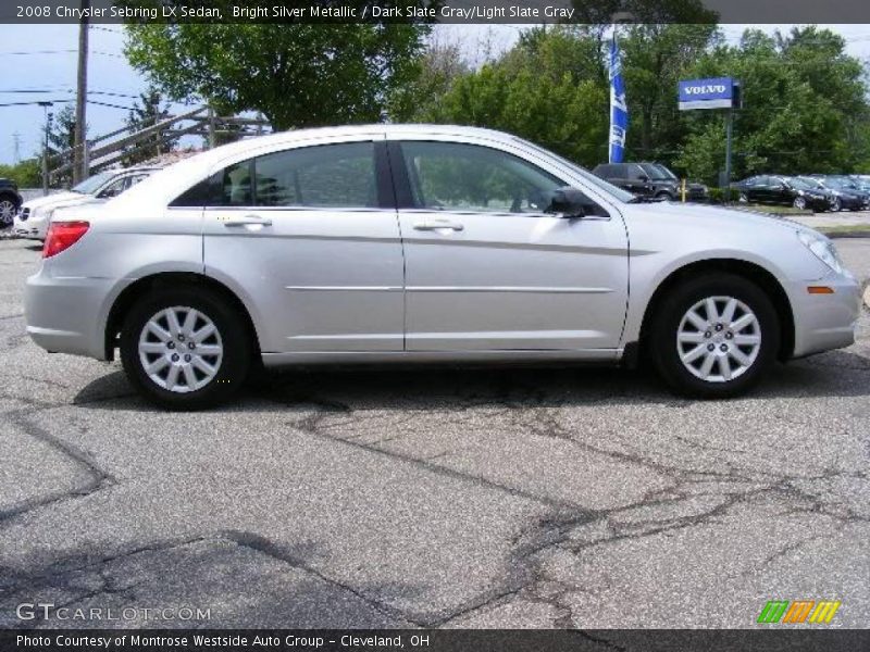 Bright Silver Metallic / Dark Slate Gray/Light Slate Gray 2008 Chrysler Sebring LX Sedan