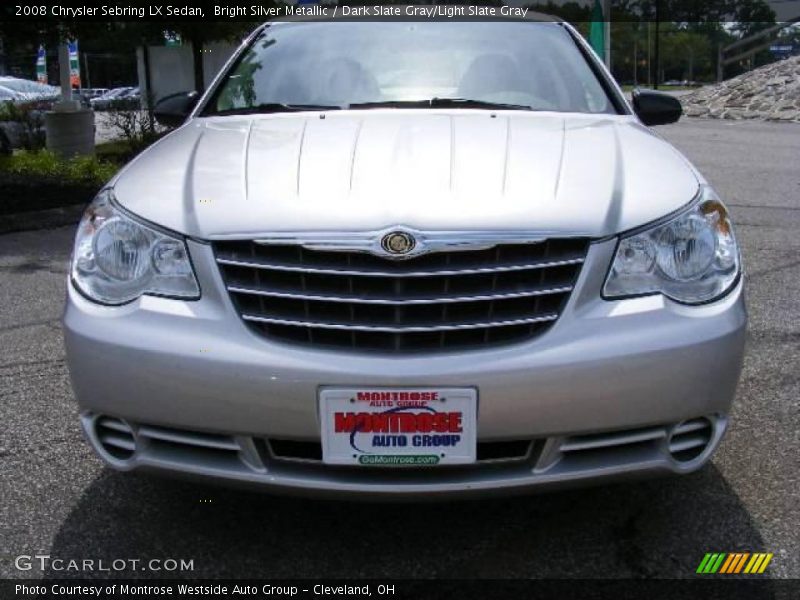 Bright Silver Metallic / Dark Slate Gray/Light Slate Gray 2008 Chrysler Sebring LX Sedan