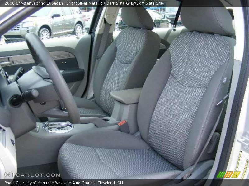 Bright Silver Metallic / Dark Slate Gray/Light Slate Gray 2008 Chrysler Sebring LX Sedan