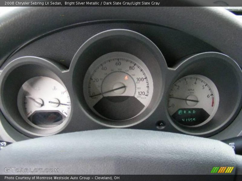 Bright Silver Metallic / Dark Slate Gray/Light Slate Gray 2008 Chrysler Sebring LX Sedan