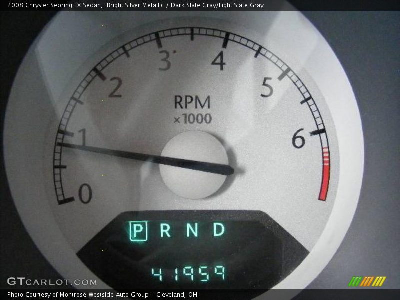 Bright Silver Metallic / Dark Slate Gray/Light Slate Gray 2008 Chrysler Sebring LX Sedan