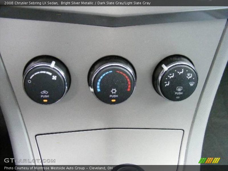 Bright Silver Metallic / Dark Slate Gray/Light Slate Gray 2008 Chrysler Sebring LX Sedan