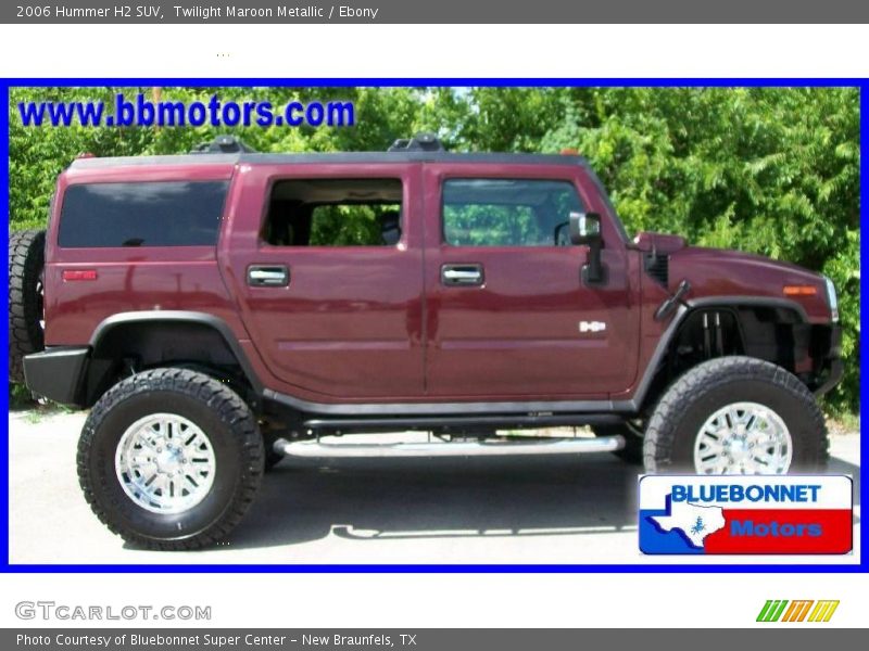 Twilight Maroon Metallic / Ebony 2006 Hummer H2 SUV