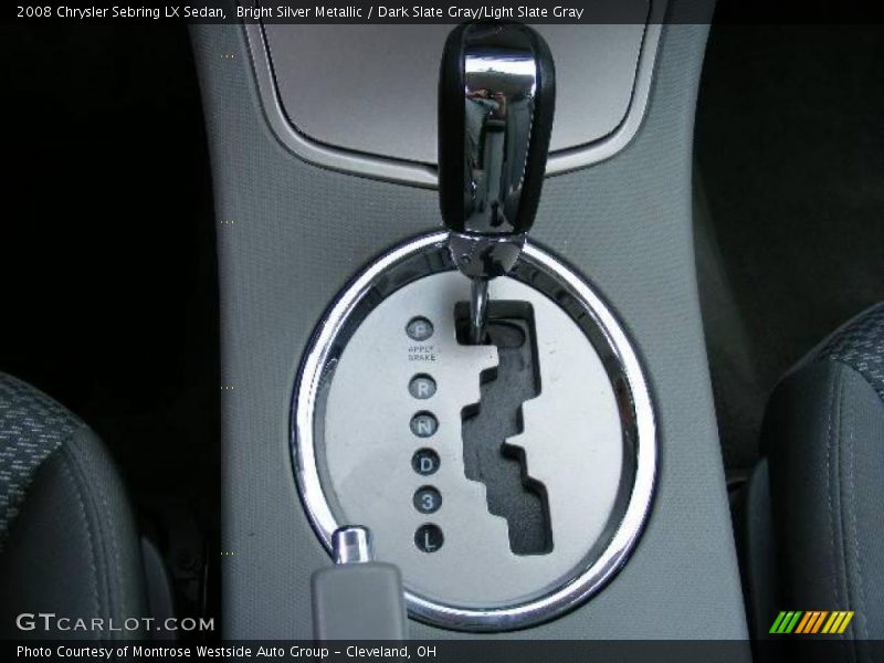 Bright Silver Metallic / Dark Slate Gray/Light Slate Gray 2008 Chrysler Sebring LX Sedan