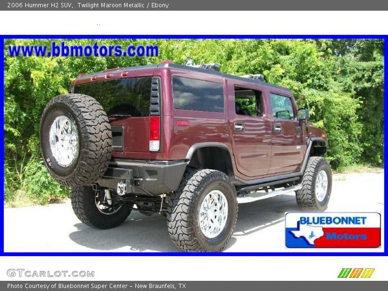 Twilight Maroon Metallic / Ebony 2006 Hummer H2 SUV