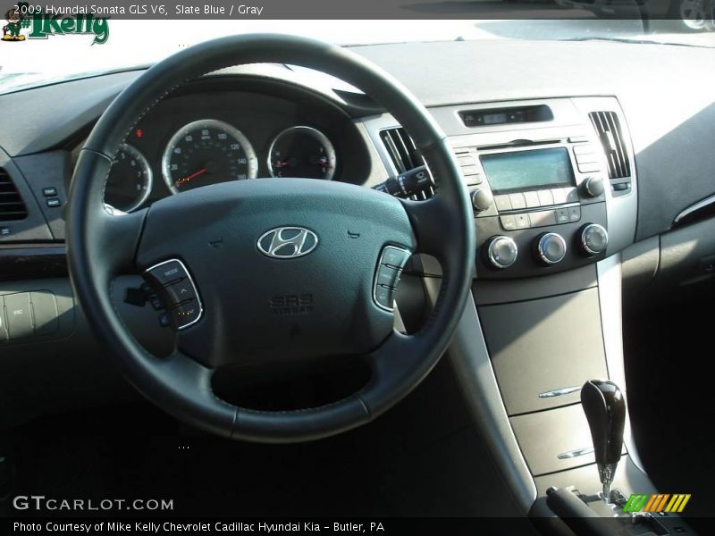 Slate Blue / Gray 2009 Hyundai Sonata GLS V6