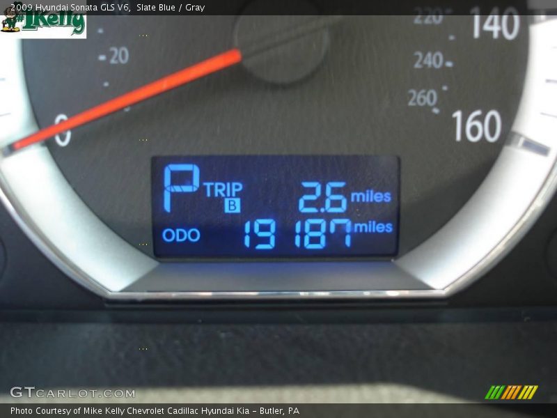 Slate Blue / Gray 2009 Hyundai Sonata GLS V6