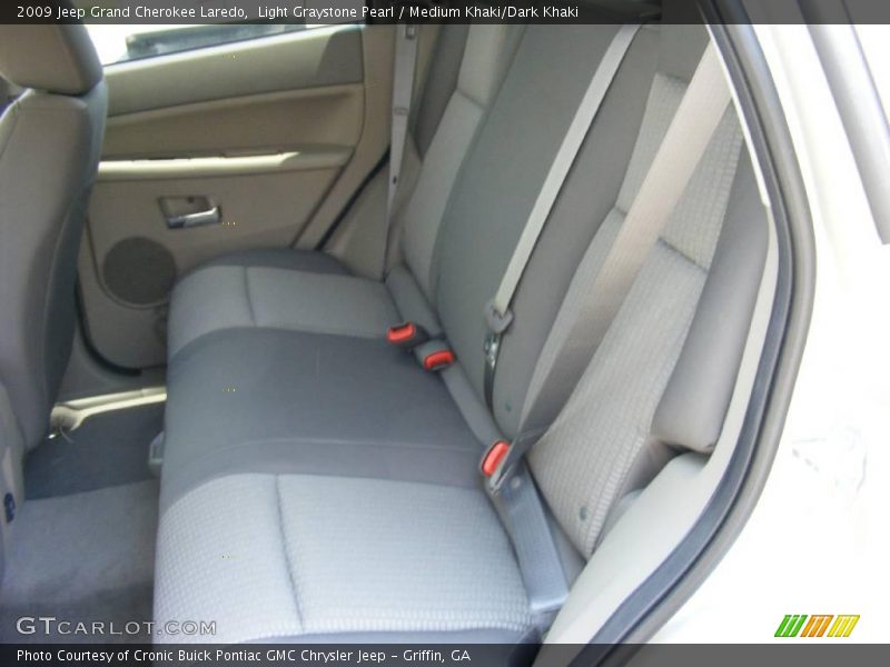 Light Graystone Pearl / Medium Khaki/Dark Khaki 2009 Jeep Grand Cherokee Laredo