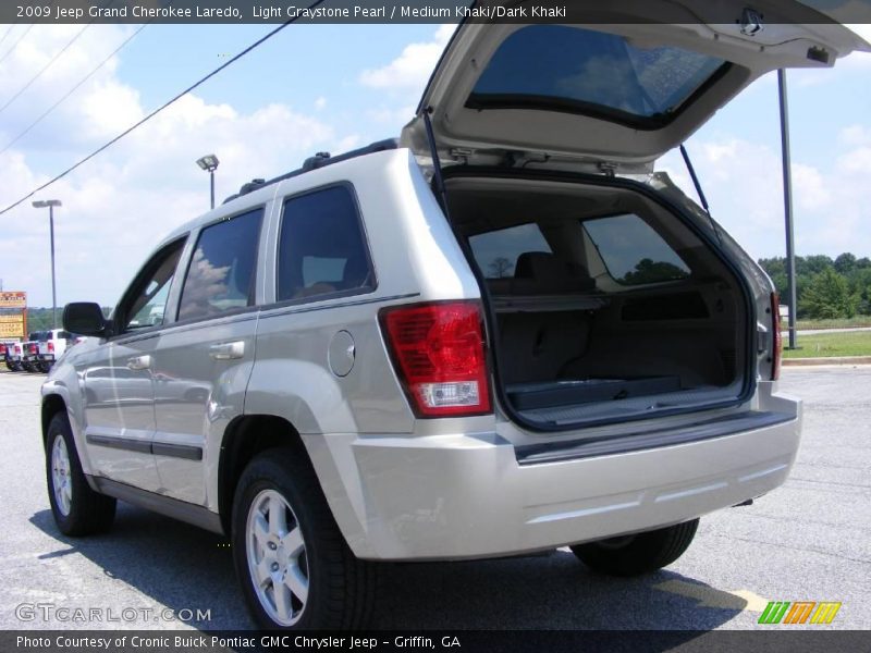 Light Graystone Pearl / Medium Khaki/Dark Khaki 2009 Jeep Grand Cherokee Laredo