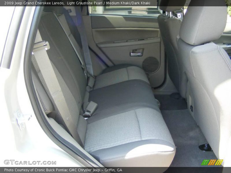 Light Graystone Pearl / Medium Khaki/Dark Khaki 2009 Jeep Grand Cherokee Laredo
