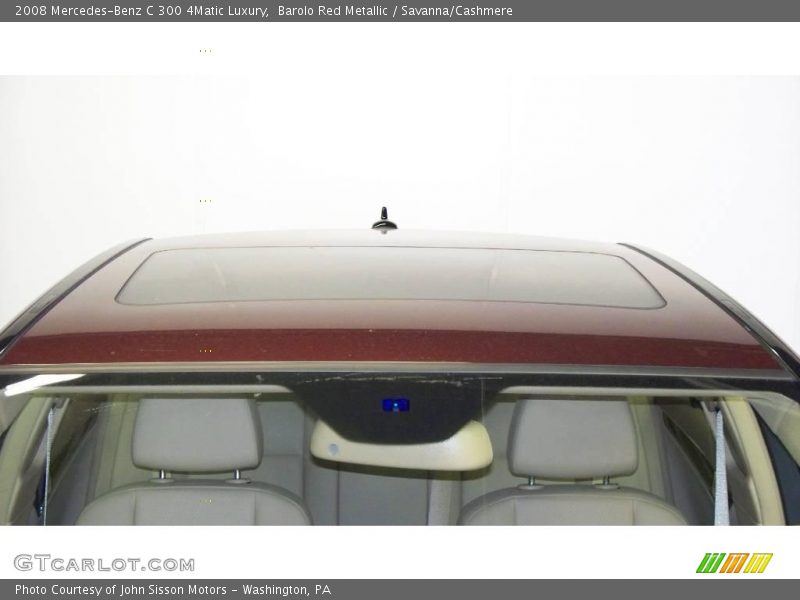 Barolo Red Metallic / Savanna/Cashmere 2008 Mercedes-Benz C 300 4Matic Luxury