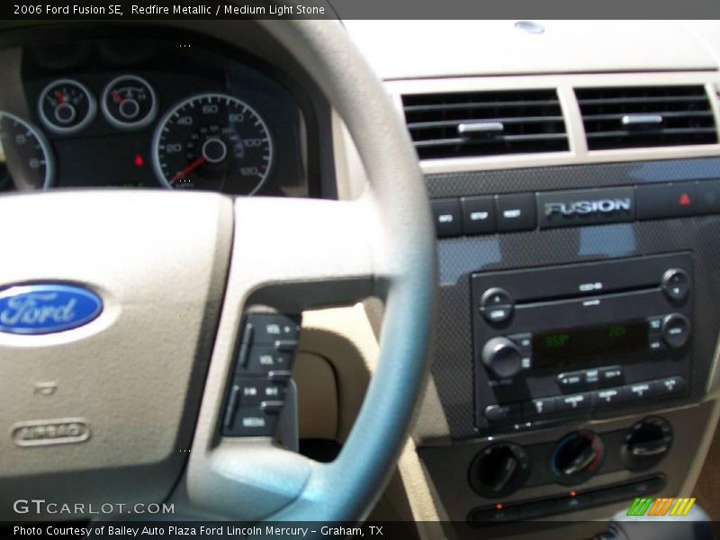 Redfire Metallic / Medium Light Stone 2006 Ford Fusion SE