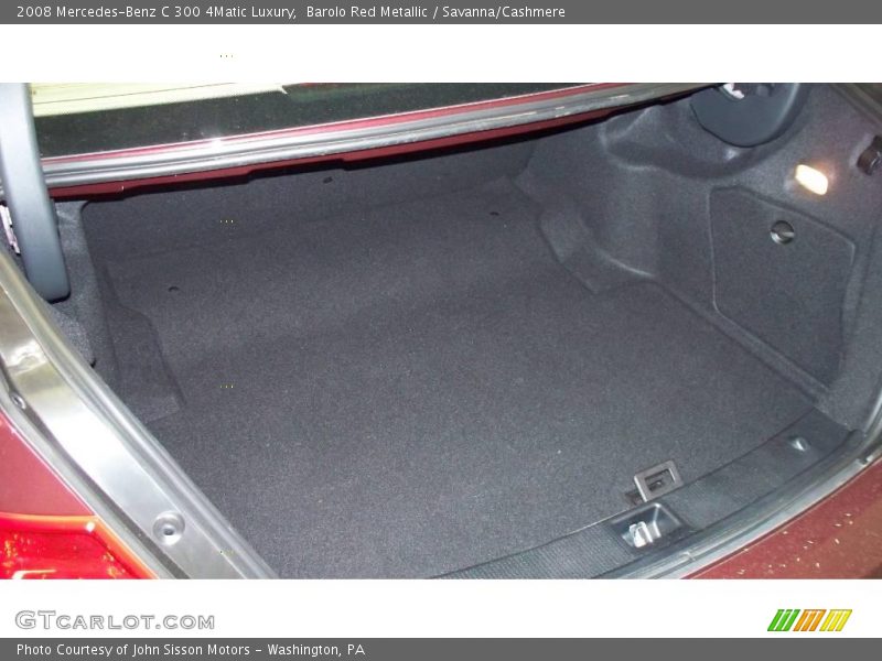 Barolo Red Metallic / Savanna/Cashmere 2008 Mercedes-Benz C 300 4Matic Luxury