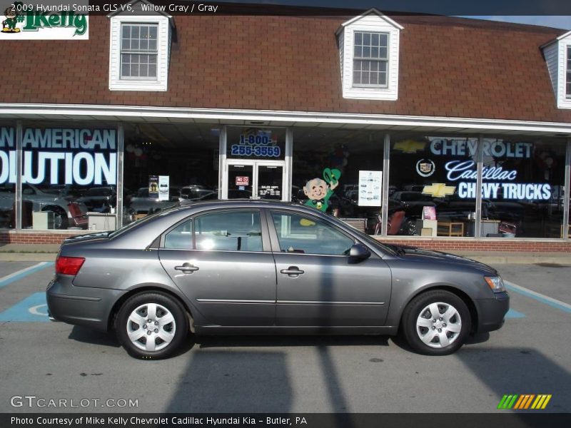 Willow Gray / Gray 2009 Hyundai Sonata GLS V6