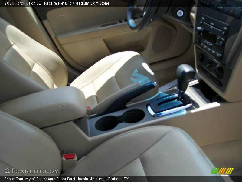 Redfire Metallic / Medium Light Stone 2006 Ford Fusion SE