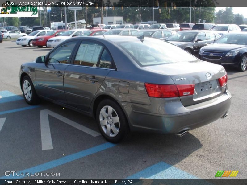 Willow Gray / Gray 2009 Hyundai Sonata GLS V6