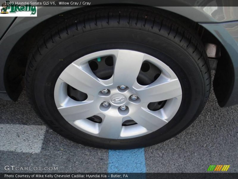Willow Gray / Gray 2009 Hyundai Sonata GLS V6