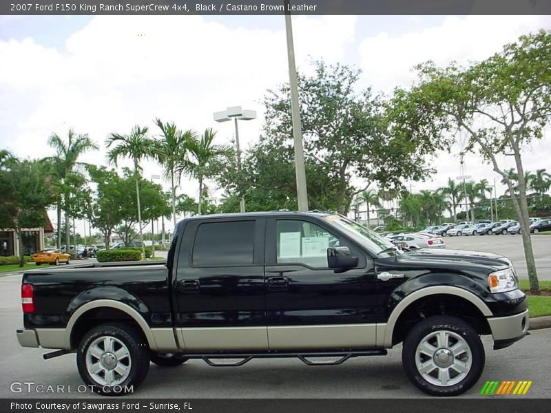 Black / Castano Brown Leather 2007 Ford F150 King Ranch SuperCrew 4x4